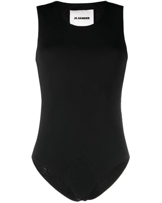 Jil Sander Black Crew-Neck Vest