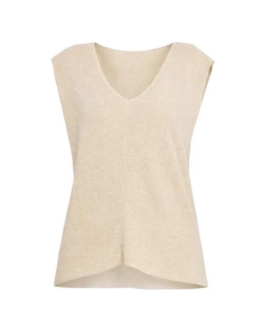 The Row Natural Sleeveless Top