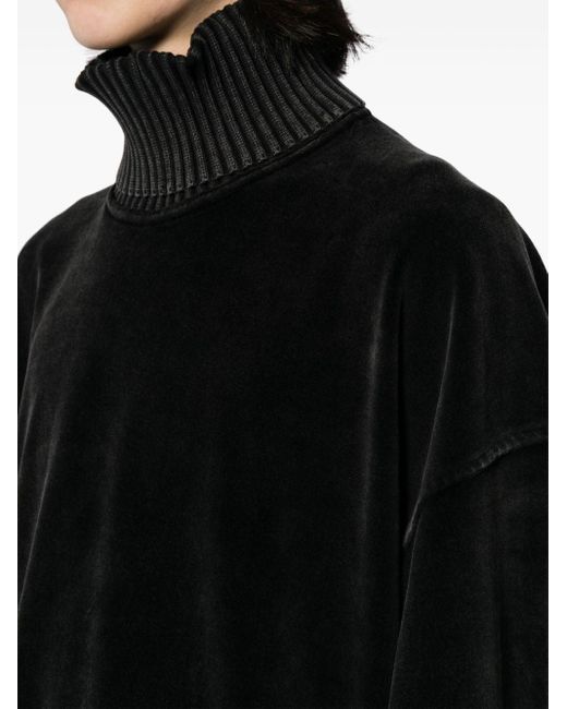 Alexander Wang Rollkragenpullover mit tiefen Schultern in Black für Herren