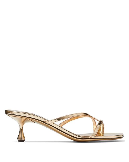 Jimmy Choo Natural Etana 50Mm Sandals