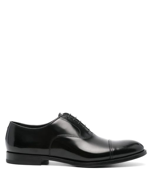 Zapatos oxford lisos Doucal's de hombre de color Black