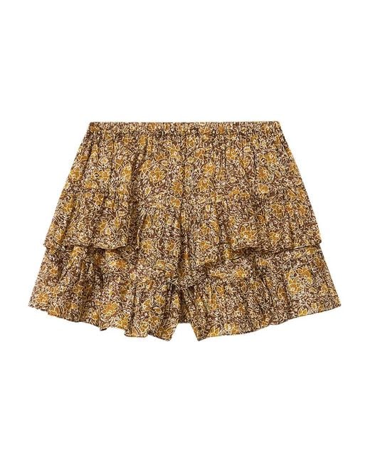 Isabel Marant Natural Cotton Shorts