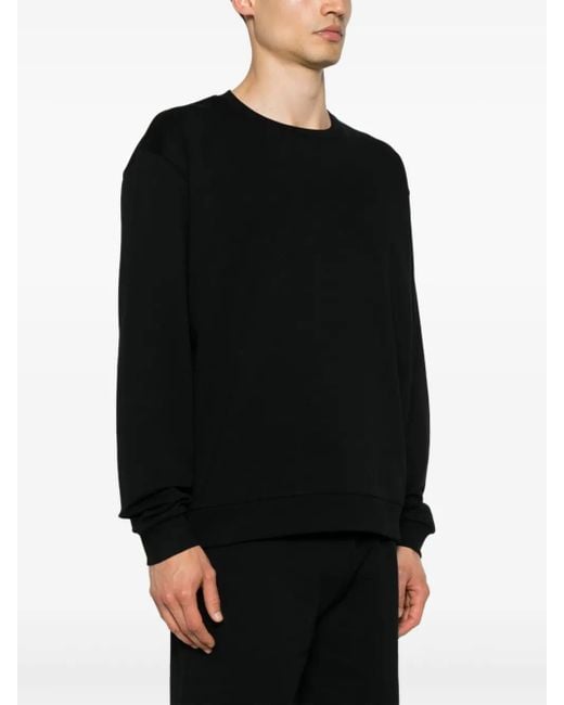 Gcds Black Essentials Sweatshirt for men
