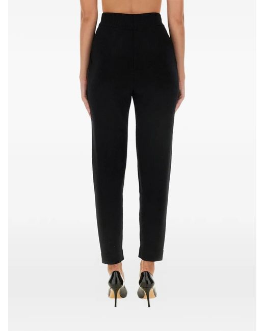 Max Mara Black Opera Drawstring Trousers