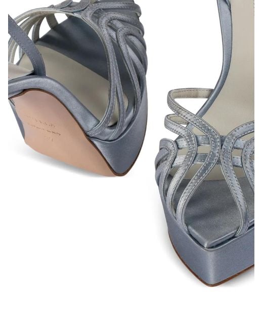 Le Silla White Embrace Strappy Sandals