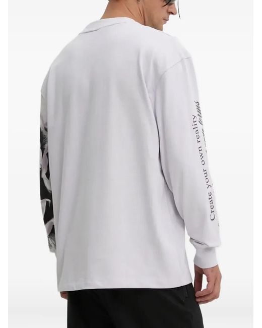 メンズ HUGO グラフィック スウェットシャツ Gray