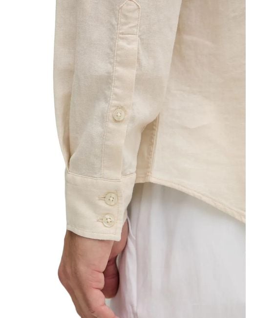 Guess Overhemd Met Logopatch in het White voor heren