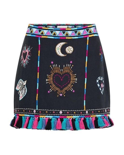 Camilla Blue Nubian Nights A-Line Skirt