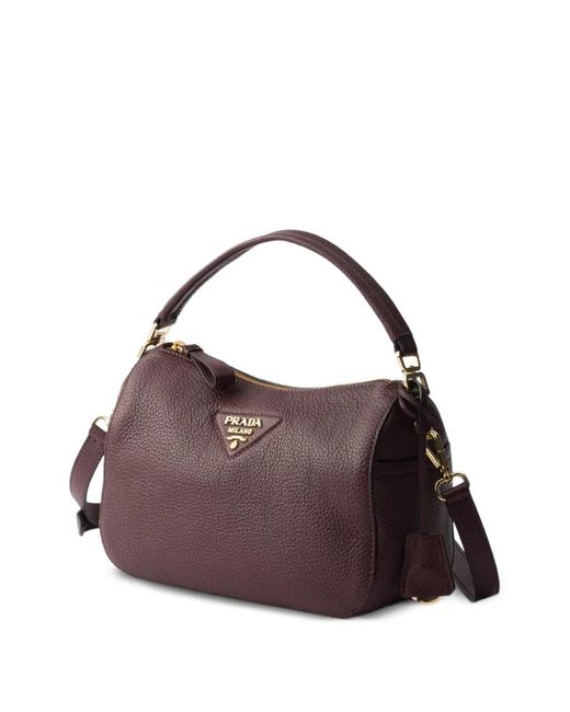 Prada Purple Small Leather Bag