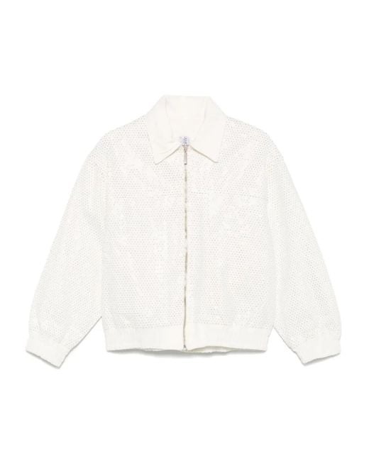 Chaqueta con apliques Liu Jo de color White