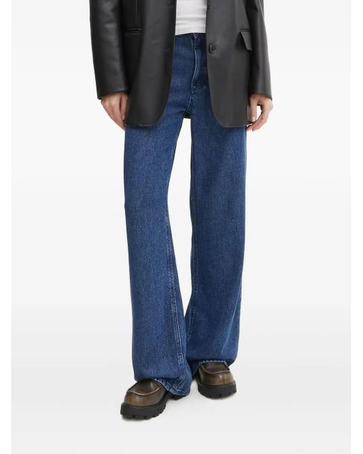 Won Hundred Blue Patch-Pocket Jeans