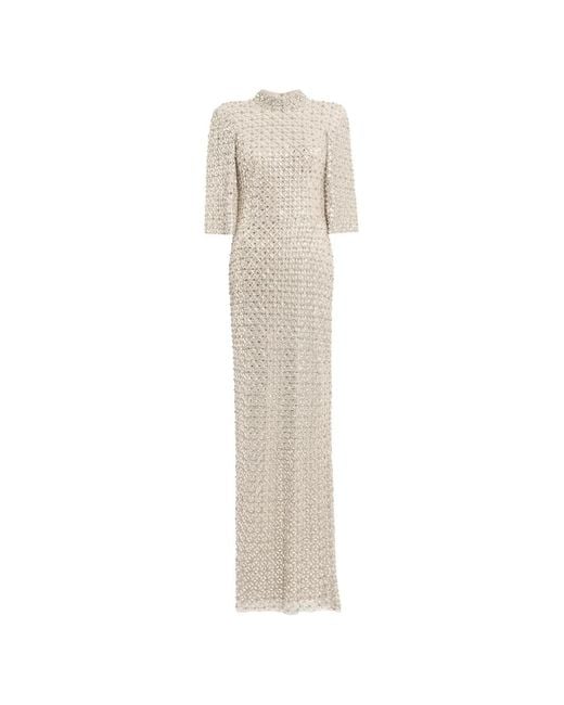 Jenny Packham White Maxi Sedona Dress