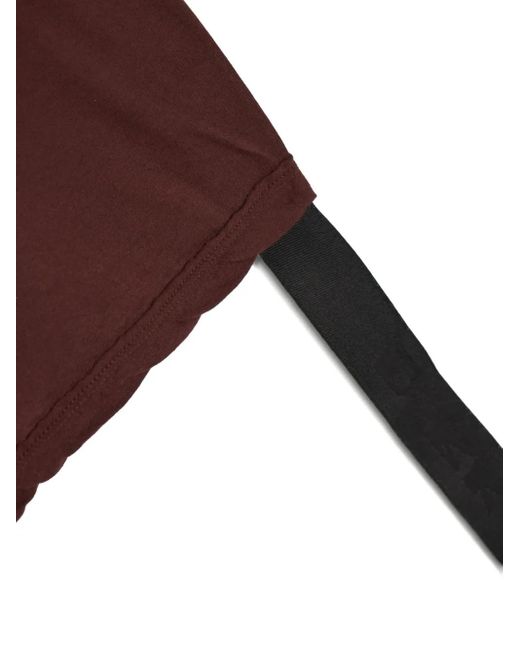 Rick Owens Purple Organic Cotton T-Shirt