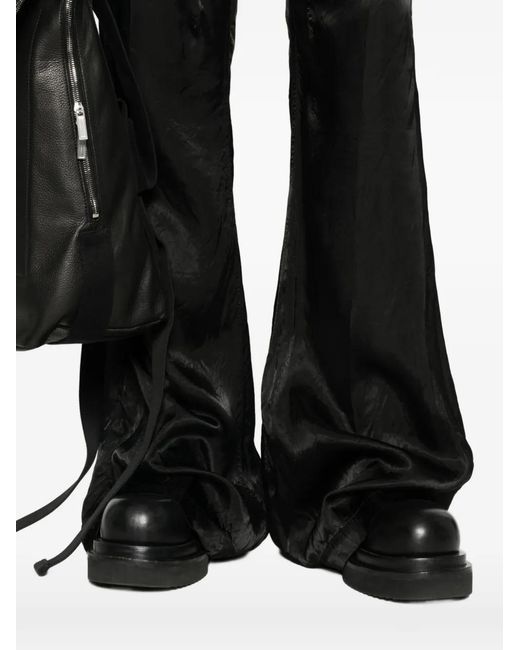 Rick Owens Black Bolan Bootcut Trousers for men