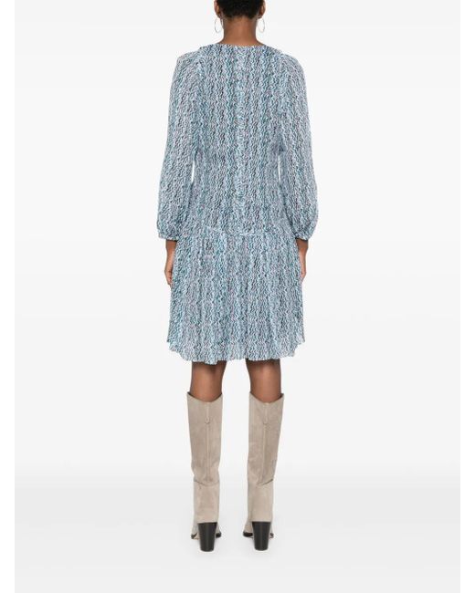 IRO Ruline Mini-Jurk in het Blue