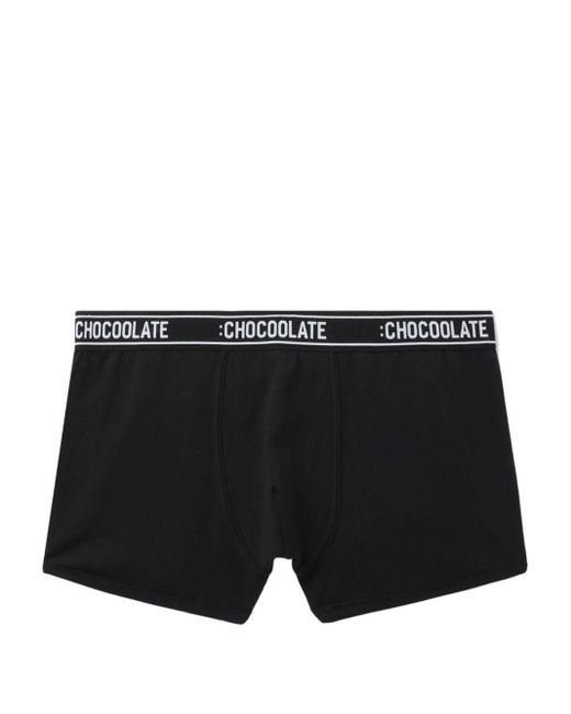 メンズ Chocoolate ロゴ ボクサーパンツ Black
