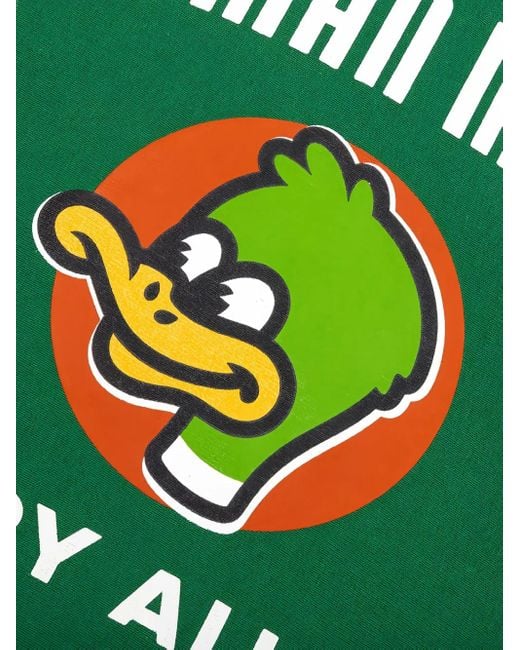 Hoodie Épais À Logo Canard Human Made pour homme en coloris Green
