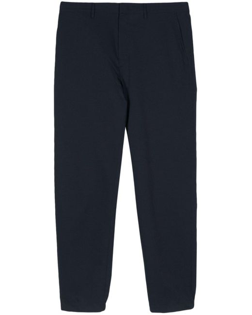 PS by Paul Smith Blue Checked Tapered Trousers for men