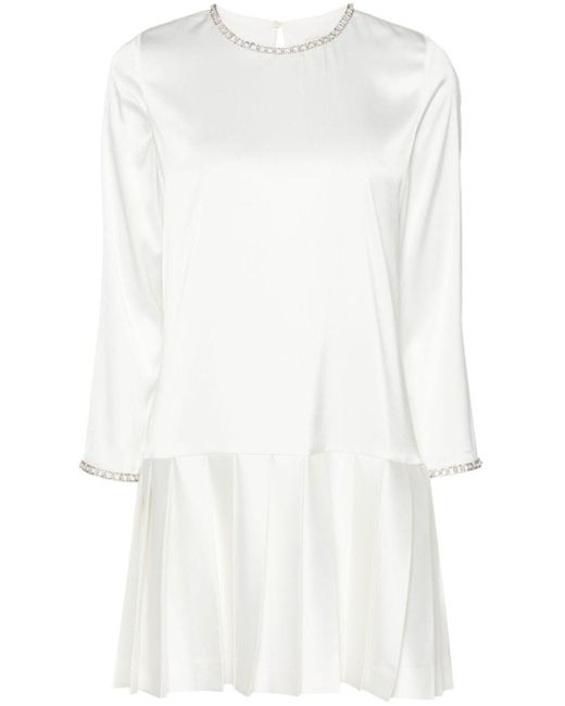 Sandro White Princesse Mini Dress