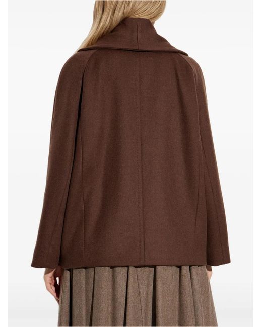 Max Mara Brown Quatto Double-Breasted Jacket