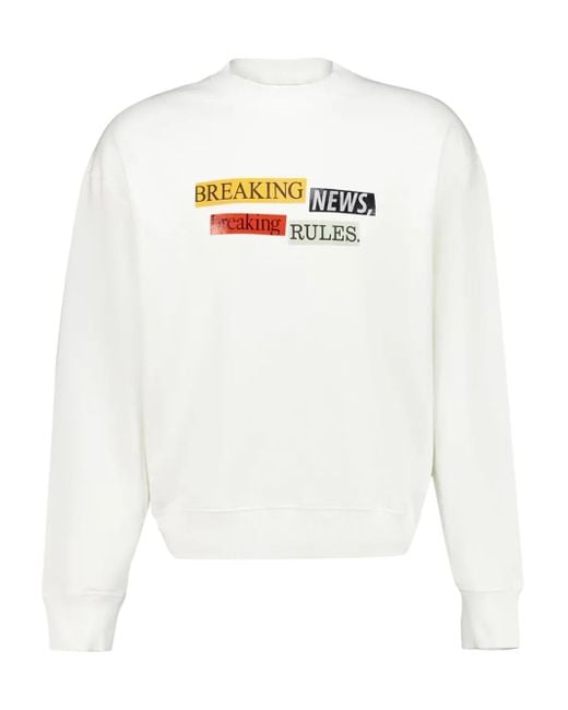 X La Times Sweat Quote À Col Rond Palm Angels pour homme en coloris White