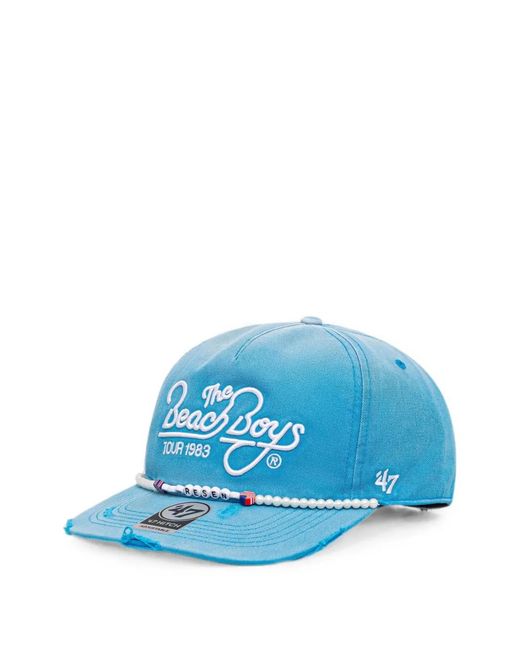 Represent Blue X 47 Casquette À Broderie Et Effet Usé