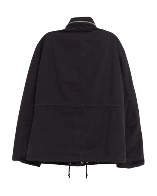 Stussy M65 Utility Jacket in Black | Lyst