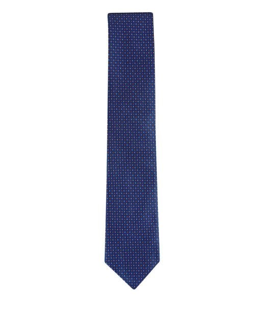 Cravatta A Fantasia di Canali in Blue da Uomo