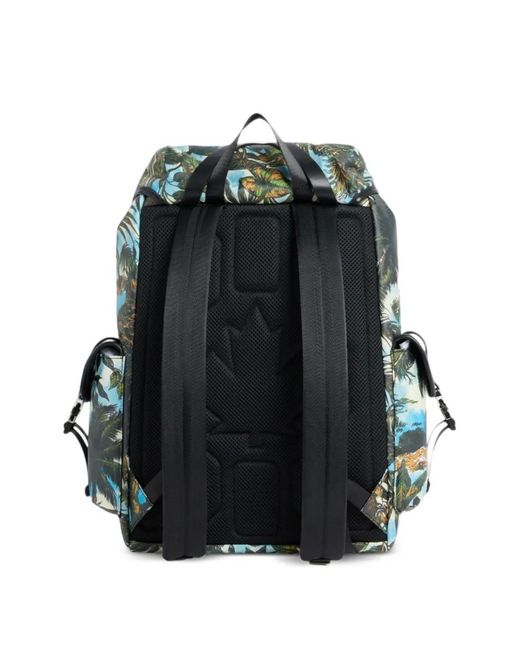 DSquared² Green Monkey Business Backpack for men