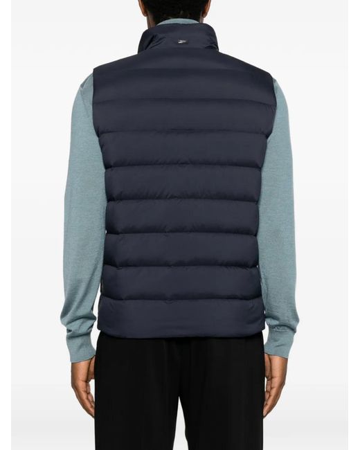 Chaleco Acolchado Con Capucha Herno de hombre de color Blue