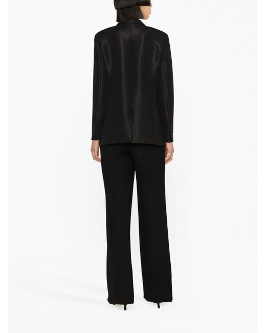 Fabiana Filippi Black Single-Breasted Blazer