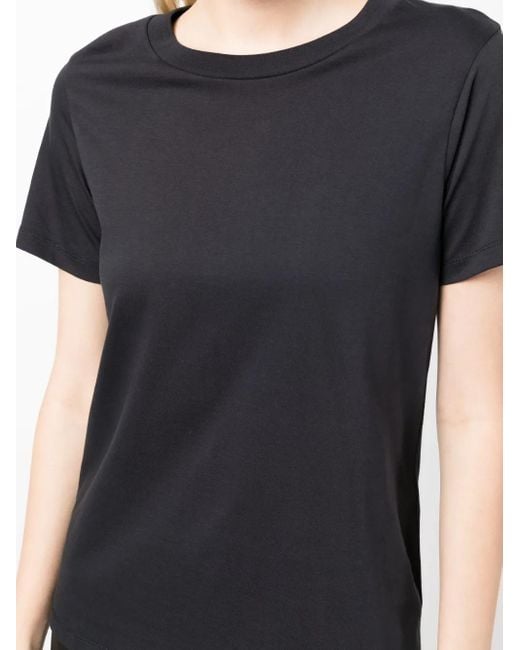 Emporio Armani Black Logo Cotton T-Shirt