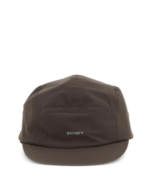 Satisfy Brown Peaceshell Cordura Logo-Print Trail Cap for men