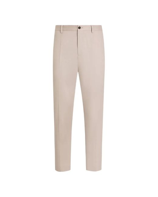 Dolce & Gabbana Natural Cotton Trousers for men