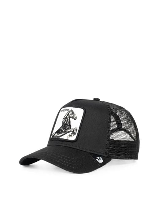Goorin Bros Black Stallion Patch-Detail Mesh-Panel Cap for men