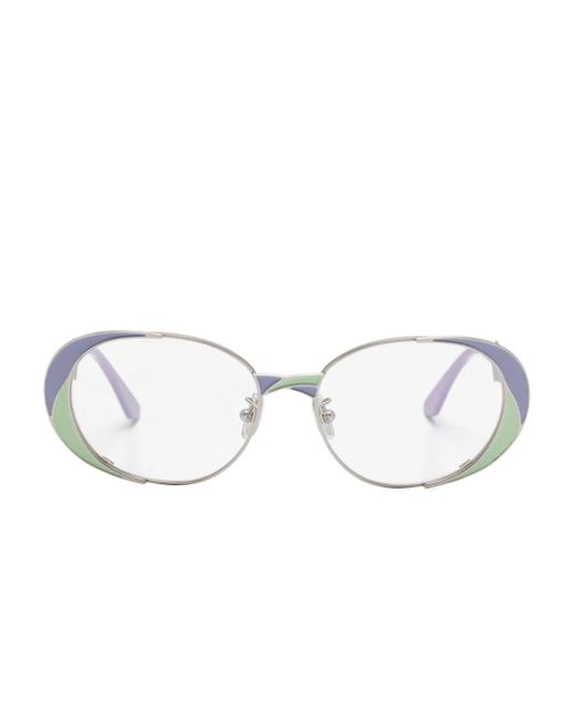 Marni White Oval-Frame Glasses