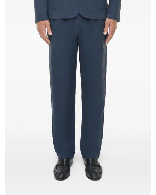 Jonathan Simkhai Blue Straight-Leg Trousers for men