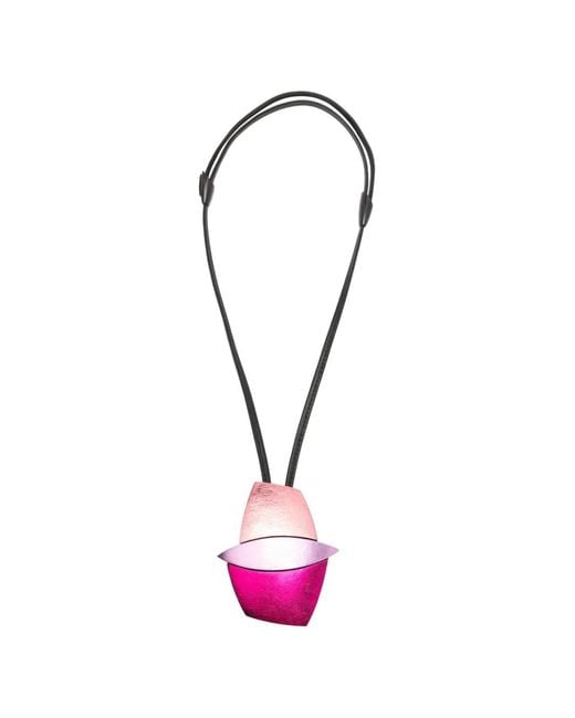 Monies Pink Yarrow Geometric-Pendant Necklace
