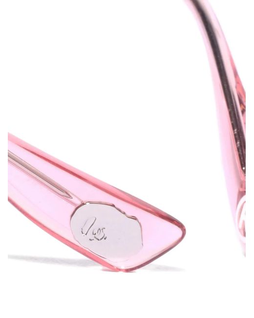 A Bathing Ape Pink Cloud-Shaped Stainless-Steel Sunglasses for men