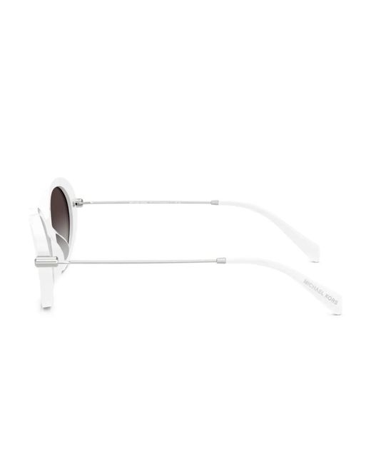 Michael Kors Brown Round-Frame Sunglasses