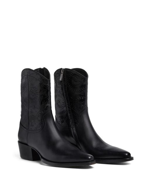DSquared² Black City Nights Cowboy Boots for men