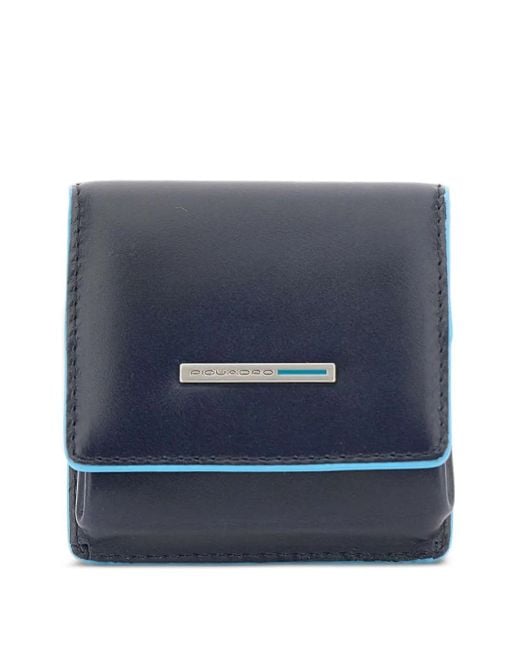 Piquadro Portemonnaie mit Knopfverschluss in Blue für Herren