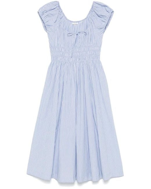 Doen Blue Quinn Midi Dress