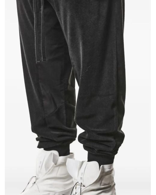Thom Krom Black Drawstring Pockets Track Pants for men
