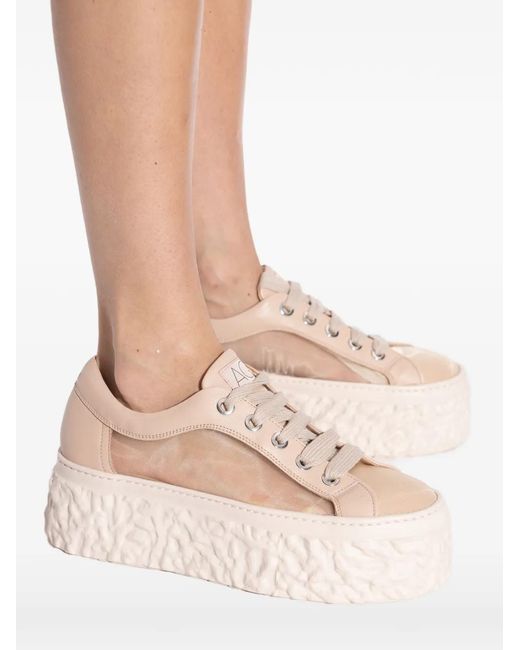 Agl Attilio Giusti Leombruni Multicolor Textured Flatform Sneakers