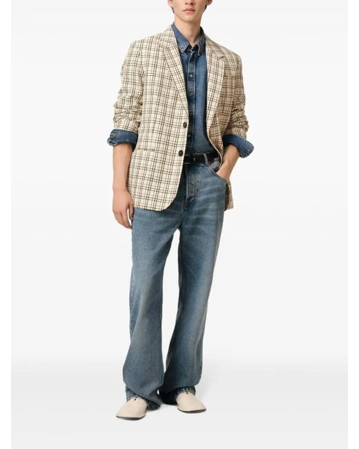 AMI Natural Semi-Lined Blazer for men