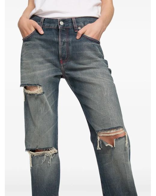 Acne Blue Re-Edition Worn Jeans