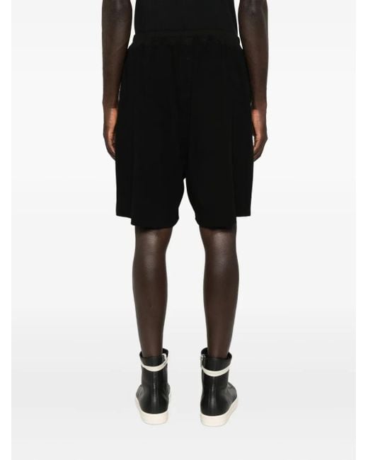 Rick Owens Black Drawstring Shorts for men
