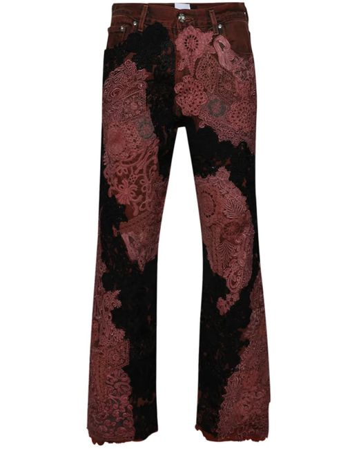 Earthling VIP Red Poetic Lust Wide-Leg Jeans for men