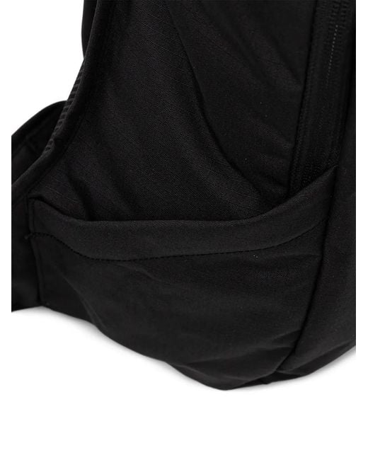 Jack Wolfskin Black Waimea Logo-Patch Backpack